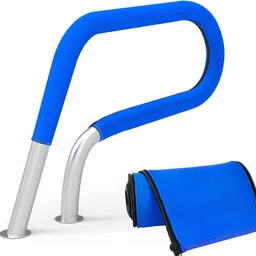 aboofan Pool Handrail Protective Cover Swimming Handrail Cover Resistant Rail Grip Ladder Rail Grip Swimming Rail Grip Cover for Handrail Adjustable Neoprene Protective Case image 5