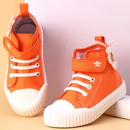 Cute Walk by Babyhug Slip On Casual Shoes with Velcro Closure - Orange-picture-17