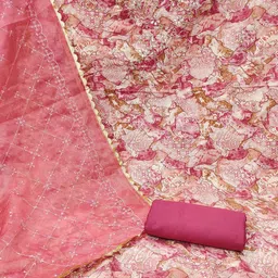 Lilots Unstitched Dress Material image 3