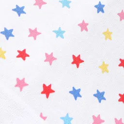 Babyhug 100% Cotton Knit Polka Dots Print Cap With Knot White - Diameter 9 cm image 3