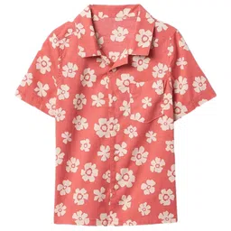 GAP Infant Boys Floral Print Relaxed Fit Shirt-picture-45
