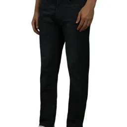 Louis Philippe Black Cotton Slim Fit Jeans image 3