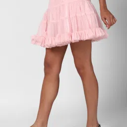 Forever 21 Pink Mid Rise Skirt image 3