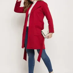 BRINNS Maroon Fleece Coat image 4