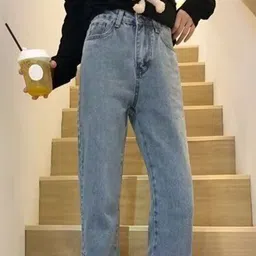 StyleCast x Revolte Women Regular Fit Mid-Rise Light Fade Jeans image 4