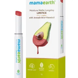 Mamaearth Moisture Matte Longstay Lipstick Raspberry Scarlet - 2 gm image 2