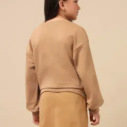 U.S. Polo Assn. Brown Cotton Comfort Fit Sweatshirt image 2