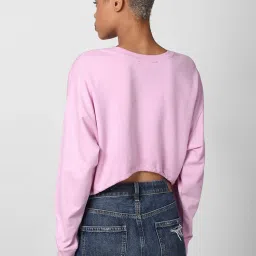 Forever 21 Pink Regular Fit Sweatshirt image 2