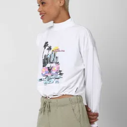 Forever 21 Grey Print Sweatshirt image 3