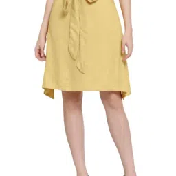 PATRORNA Gold Above Knee Skirt-picture-16