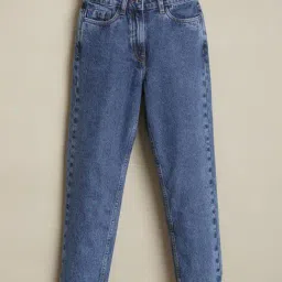 Allen Solly Girls Blue Cotton Regular Fit Jeans-image-11