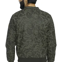 Duke Dark Green Printed Jacket image 2