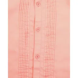 Allen Solly Junior Peach Cotton Regular Fit Full Sleeves Shirt image 3