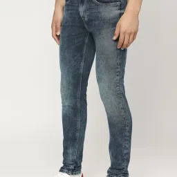 Pepe Jeans Tint Green Blue Cotton Skinny Fit Jeans-image-1