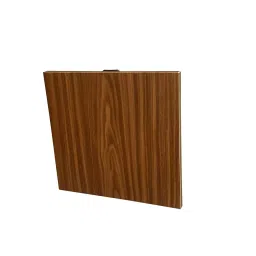 Folktail Engineered Wood Wall Mounted Table Brown Walnut Finish, FT13 image 4