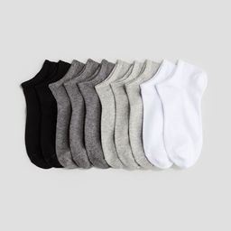 H&M Girls 10-Pack Trainer Socks-picture-42