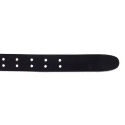 Being Human Black Leather Narrow Belt for Men image 4