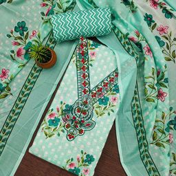 LeeliPeeri Designer Floral Printed Unstitched Dress Material-picture-26
