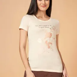 Honey by Pantaloons White Cotton Printed T-Shirt-picture-18