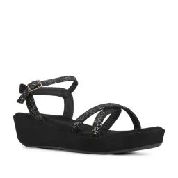 Inc.5 Women's Black Back Strap Sandals-picture-27