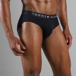 TOMMY HILFIGER Desert Sky, Medium Grey Heather & Rouge Mid Rise Briefs - Pack Of 3 image 4