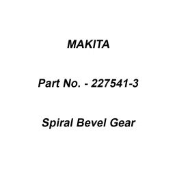 Makita Spiral Bevel Gear Size 10 mm Suitable For 9558HN, Part No 227541-3-picture-20