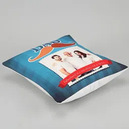 FNP Multicolor Polyester Personalised Dad Mustache Cushion image 3