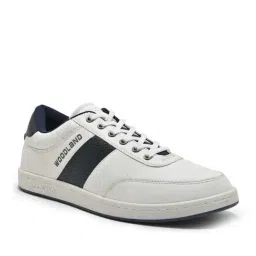 Woodland Men's Snow White Casual Sneakers image 3
