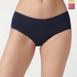 Marks & Spencer Pack Of 3 Mid Rise Cotton Hipster Briefs-picture-28