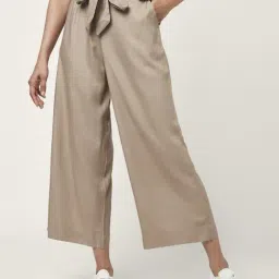 Akkriti by Pantaloons Beige Mid Rise Culottes-image-24