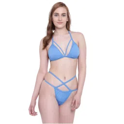 La Intimo Beach Mania Bikini and Panty Resort/Beach Wear - Blue-picture-17