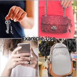 Orange Leaf Phone Strap Charm, Mobile Accessory image 2