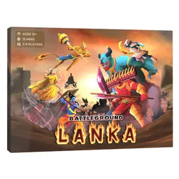 Battleground Studios Battleground Lanka | Strategy Card Game | Fun For Kids, Teens And Adults | Fantasy Themed | 2-9 Players | 96 Cards | Play Time 15 Min image 1
