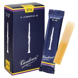 Vandoren CR1035 Bb Clarinet Traditional Reeds Strength 3.5; Box of 10 image 1