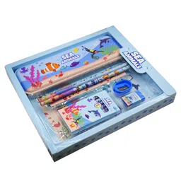 Asera Stationery Gift Pack Sea Animal Theme Birthday Return Gifts - 12 Pieces image 2