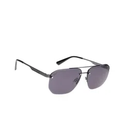 SCOTT Men Grey Lens & Silver-Toned Round Sunglasses With UV Protected Lens-picture-29