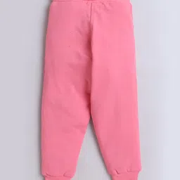 knitting doodles Knitting DoodlesPure Cotton Terry Pack Of 2 Solid Pants - Yellow & Pink image 4