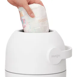 Magic Majestic Odor locking Diaper Pail - White image 3