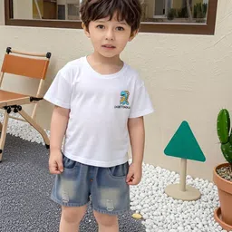 INCLUD Boys Printed T-shirt with Shorts-picture-55