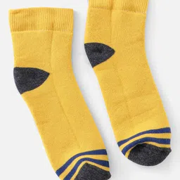 Pine Kids Cotton Ankle Length Socks With Silvadur Antimicrobial Finish Solid Colors Pack Of 3 (Color May Vary) image 5