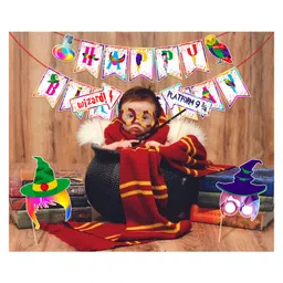 Zyozi Harry Potter Birthday Decorations Items Multicolor -  Pack of 31 image 5