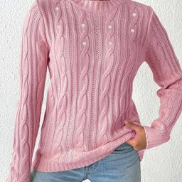 bebe Women Ribbed Pullover Sweater-picture-39