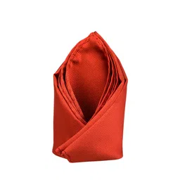 Tossido Men Red Solid Pocket Squares image 3