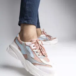 Shoetopia Kids Pink & White Walking Shoes-image-44