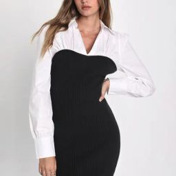 Rare Women Black Colour Mini Solid Dress-picture-13