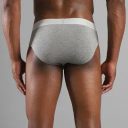 TOMMY HILFIGER Desert Sky, Medium Grey Heather & Rouge Mid Rise Briefs - Pack Of 3 image 3