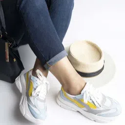 Shoetopia Kids Blue & White Walking Shoes-picture-17