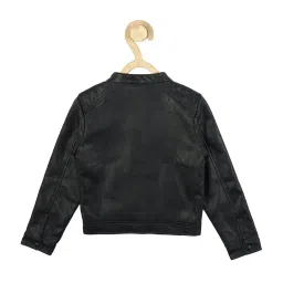 Allen Solly Junior Black Regular Fit Full Sleeves Jacket image 2