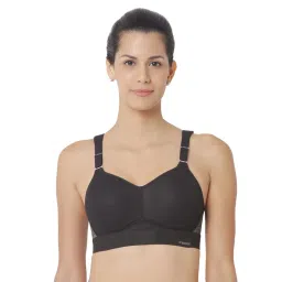 Triumph Triaction Hybrid Lite Padded Wireless Extreme Bounce Control Sports Bra - Black image 1