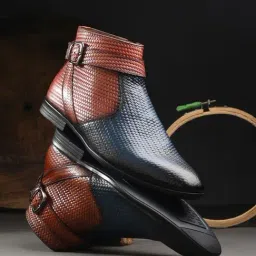 Hitz Men's Blue Casual Boots-image-56